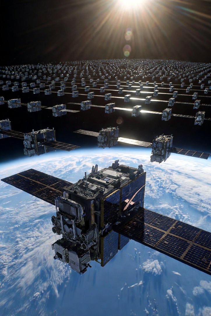 SpaceX卫星星座概念图