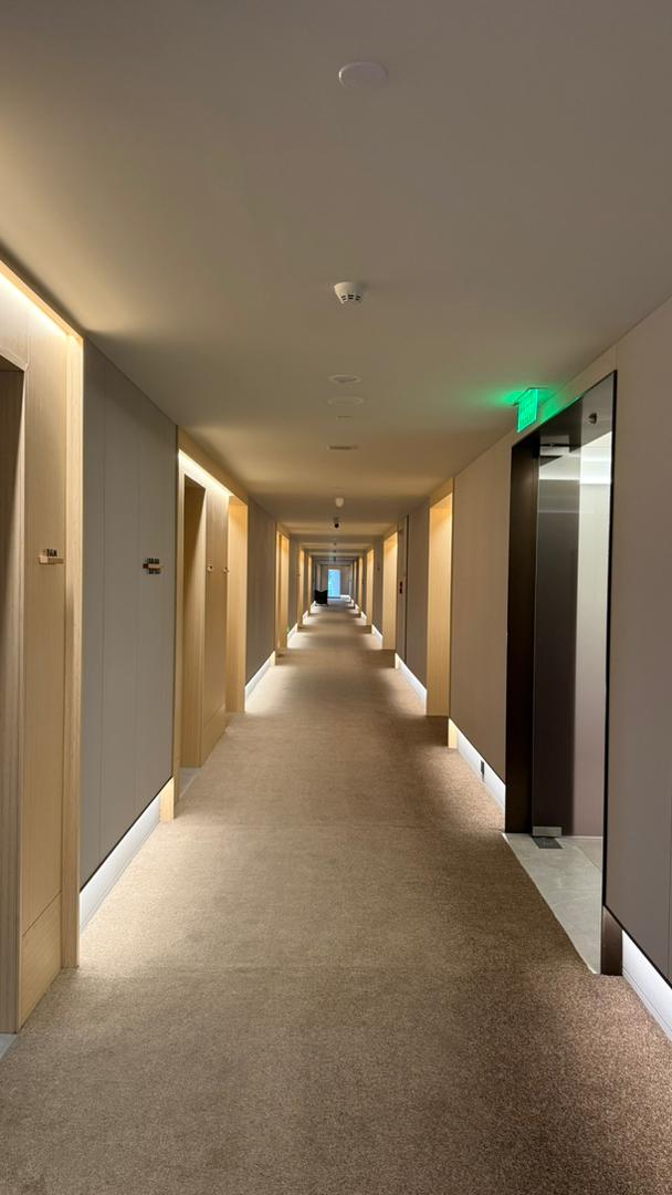 现代酒店走廊