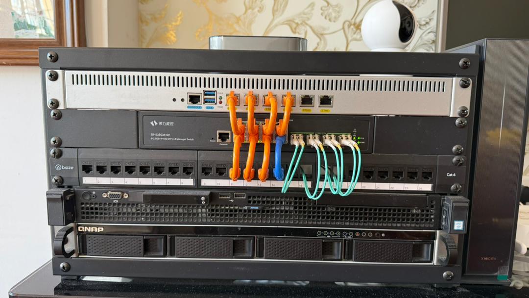 家庭实验室网络设备堆叠